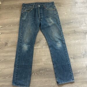 Levi's Men's 501 Original Regular Fit Straight Leg Jeans 34x34